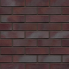 Westerwaelder Klinker  Classic WK-10 Violettblau geflammt